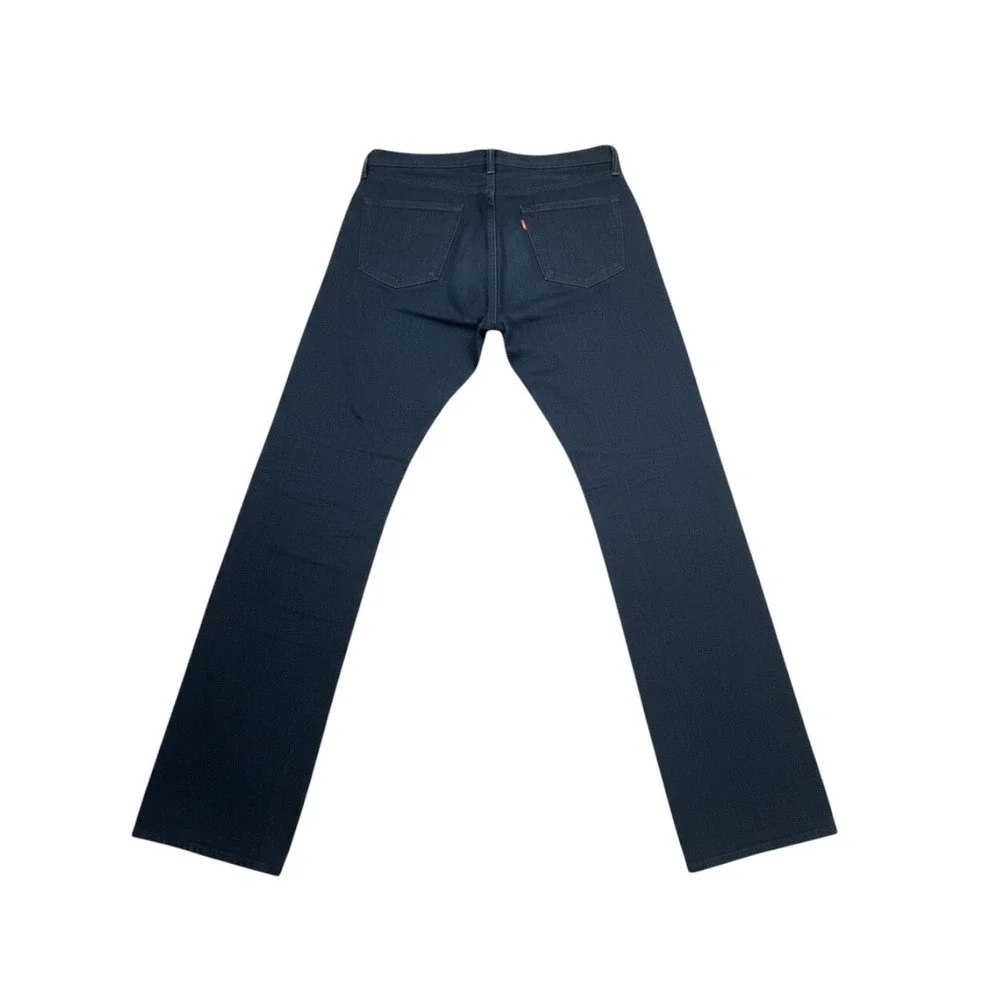 Levi Strauss Co 501 Mens W36 L34 Dark Wash Straight Fit Button Fly Jeans